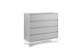 Sofia 4 Drawer Chest Harbour Mist With Stainless Steel Feet
