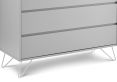 Sofia 4 Drawer Chest Harbour Mist With White Feet