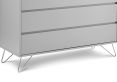 Sofia 4 Drawer Chest Harbour Mist With Stainless Steel Feet