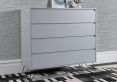 Sofia 4 Drawer Chest Harbour Mist With Black Feet