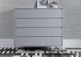 Sofia 4 Drawer Chest Harbour Mist With Black Feet