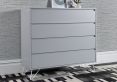 Sofia 4 Drawer Chest Harbour Mist With White Feet