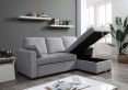 Sol Light Grey Ottoman Sofa Bed