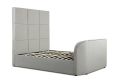 Somerton Grey Upholstered TV King Size Bed Frame Only