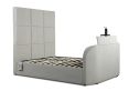 Somerton Grey Upholstered TV King Size Bed Frame Only