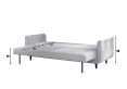 Sorrento Pocket Rest Powder Blue Sofa Bed