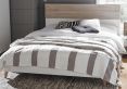 Stockholm White Double Bed Frame Only