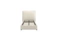 Filey Ivory Single Linen Upholstered Bed Frame
