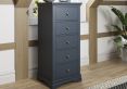 Harley Midnight Grey 5Drw Wellington Chest Only