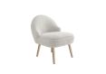 Norfolk White Upholstered Accent Chair