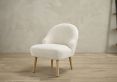 Norfolk White Upholstered Accent Chair