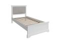 Tilly White Single Bed Frame Only