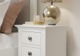 Tilly White 3Drw Large Bedside Cabinet Only