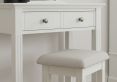 Tilly White Dressing Table Stool Only