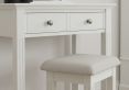 Tilly White Dressing Table Stool Only