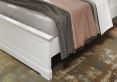 Tilly White King Size Bed Frame Only