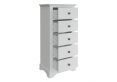 Tilly White 5Drw Narrow Chest Only