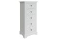 Tilly White 5Drw Narrow Chest Only