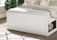 Maxistore 6 Door White Wooden Storage Double Bed Frame