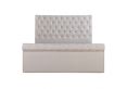 Chesterfield Off White Upholstered Ottoman King Size Bed Frame Only