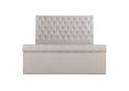 Chesterfield Off White Upholstered Ottoman King Size Bed Frame Only