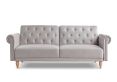 Chesterfield Natural Upholstered Sofa Bed
