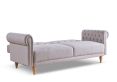 Chesterfield Natural Upholstered Sofa Bed