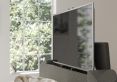 Copenhagen Upholstered Ottoman TV Bed Foley Grey - King Size Bed Frame Only