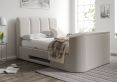 Copenhagen Upholstered Ottoman TV Bed Shell - Double Bed Frame Only