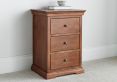 Toulon Mahogany 3 Drawer Bedside Only