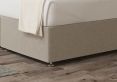 Esme Classic Non Storage Trebla Flax Super King Size Base and Headboard
