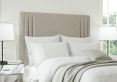 Faith Trebla Flax King Size Classic Shallow Base and Headboard