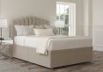 Quinn Ottoman Double Trebla Flax Headboard & Base