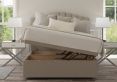 Quinn Ottoman Super King Size Trebla Flax Headboard & Base