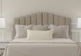 Quinn Trebla Flax Upholstered Strutted King Size Headboard Only