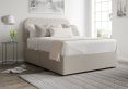 Makayla Classic Non Storage Trebla Flax Super King Size Base and Headboard Only