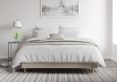 Classic Shallow Upholstered Trebla Flax Double Base Only