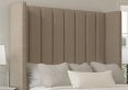 Lola Classic Non Storage Trebla Stone Double Base and Headboard