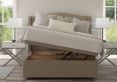 Mabel Ottoman King Size Trebla Stone Headboard & Base