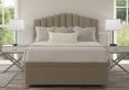 Quinn Ottoman Double Trebla Stone Headboard & Base