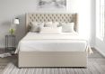 Bella Ottoman Double Trebla Stone Headboard & Base
