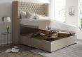 Emma Ottoman Double Trebla Stone Headboard & Base