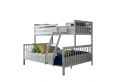 Montana Triple Bunk Bed Only - White