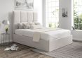Turin Arran Natural Upholstered Ottoman King Size Bed Frame Only