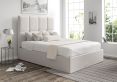 Turin Arran Natural Upholstered Ottoman Double Bed Frame Only