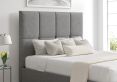 Turin Arran Pebble Upholstered Ottoman Compact Double Bed Frame Only