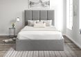 Turin Arran Pebble Upholstered Ottoman King Size Bed Frame Only