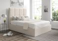 Turin Boucle Ivory Upholstered Ottoman King Size Bed Frame Only