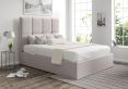 Turin Hugo Dove Upholstered Ottoman Compact Double Bed Frame Only