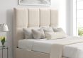 Turin Hugo Ivory Upholstered Ottoman Double Bed Frame Only